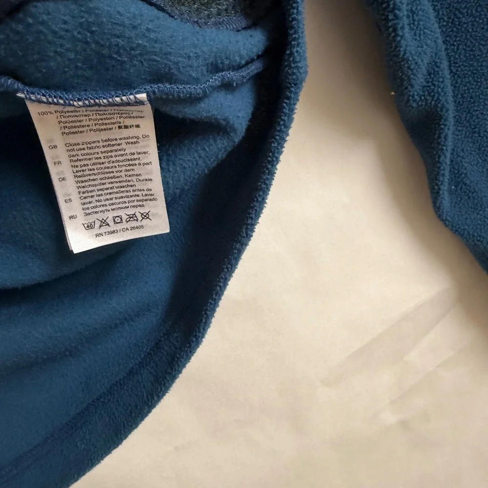 Helly Hansen Mens S Blue Zip Daybreaker‎ Lightweight Fleece Jacket Gorpcore S